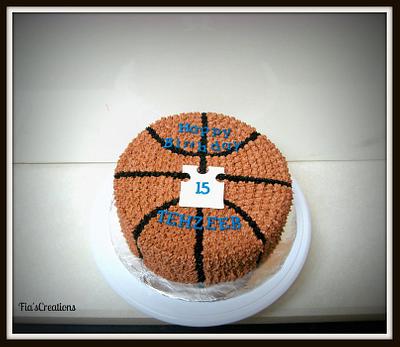 Basketball Cake - Cake by FiasCreations