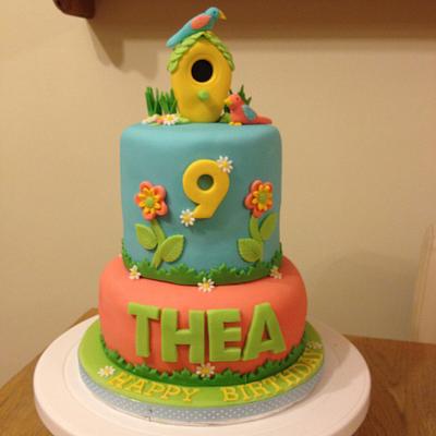Birdhouse cake - Cake by Donna Sanders