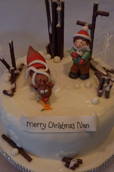 "Merry Christmas Nan" - Cake by Dawn and Katherine
