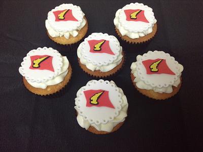 Corporate Cupcakes - Bibby Distribution - Cake by Charlene - The Red Butterfly Bakery xx