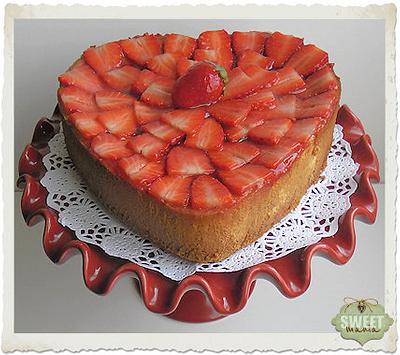 Strawberry cheesecake - Cake by sweetmania