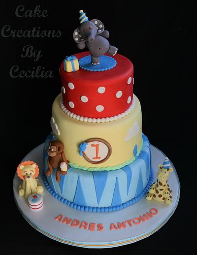 ''Jungle Party" Birthday Cake - Cake by CakeCreationsCecilia