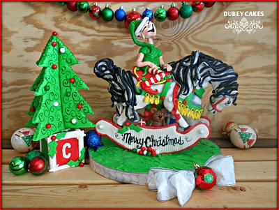 CHRISTMAS IN THE AIR  - Cake by Bethann Dubey