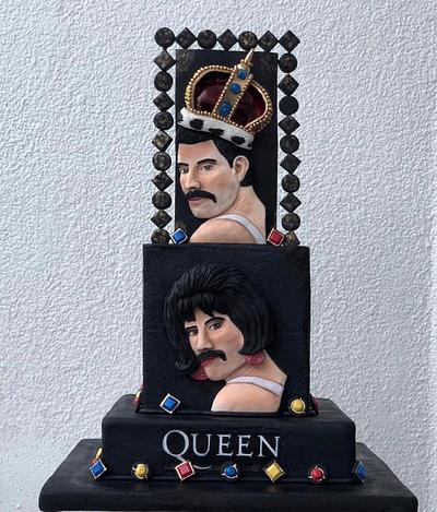 Freddie Mercury alto relive  - Cake by 🍩Cristina Calcagno🍰