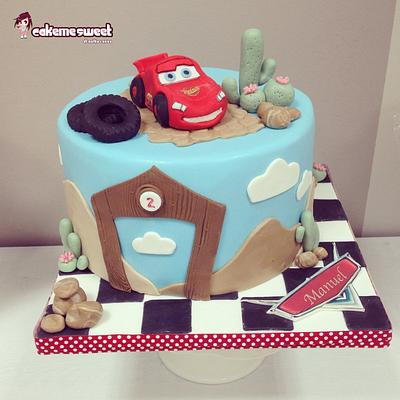 Disney cars themed cake - Cake by Naike Lanza