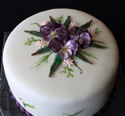 Violets - Cake by Anka