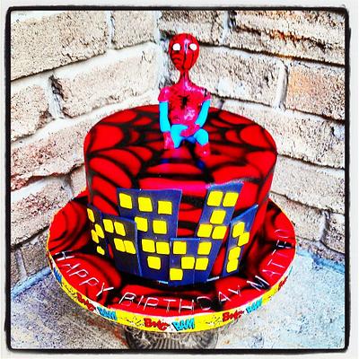 Spidey  - Cake by Danijela Lilchickcupcakes