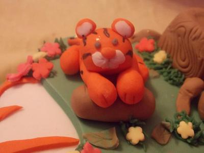 Tiger Themed Cake - Cake by CupNcakesbyivy