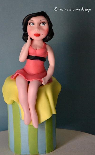 Pin up girl - Cake by sweetnesscakedesign