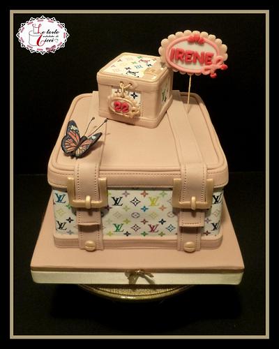 Fendi box  - Cake by "Le torte artistiche di Cicci"
