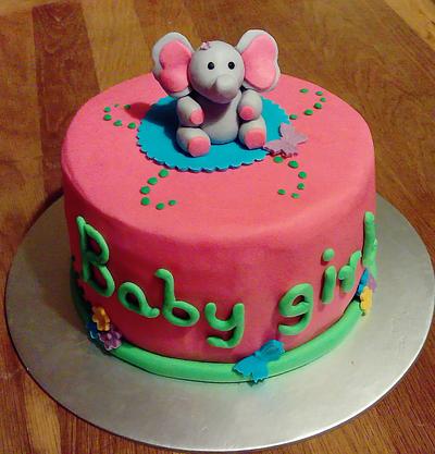 Baby girl  - Cake by Agnieszka