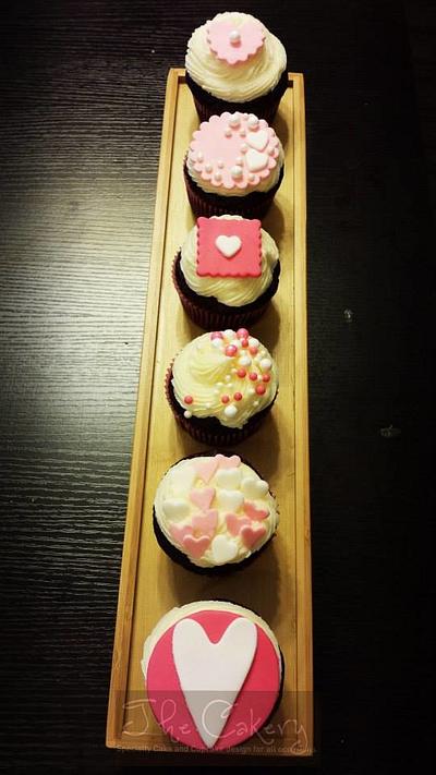 Valentine's Cupcakes - Cake by The Cakery 