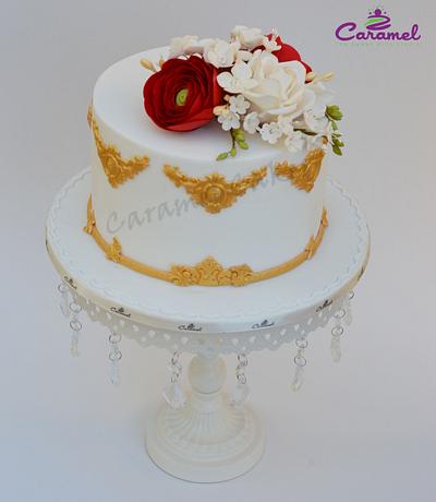 Simply Simple.... - Cake by Caramel Doha