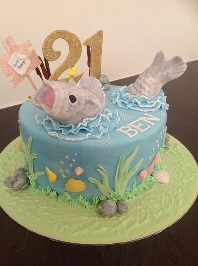 Fishing - Cake by Suzanne