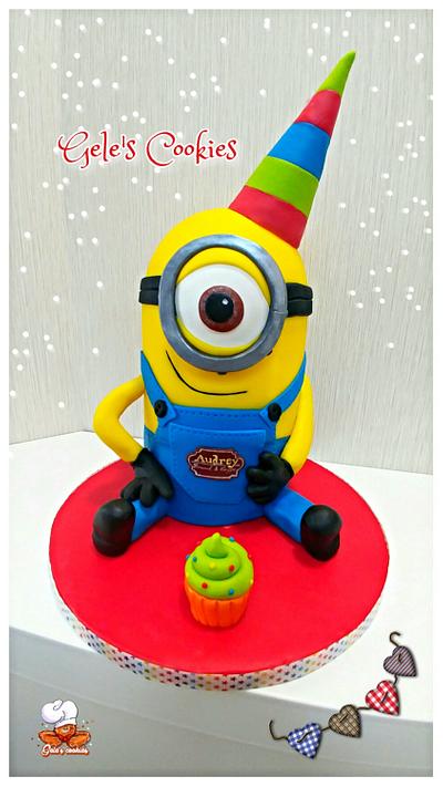 Party minion cake 3d - Cake by Gele's Cookies