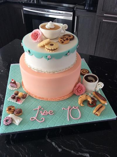 Lise' birthday  - Cake by Marie-France