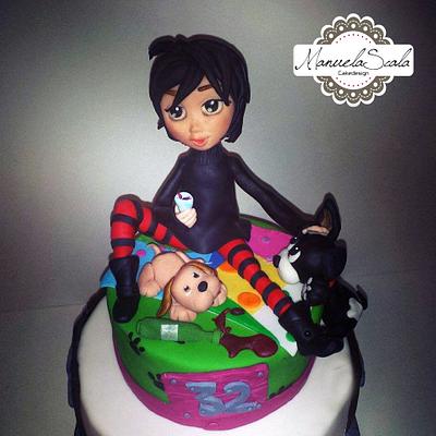 Wine and dogs #2 - Cake by manuela scala