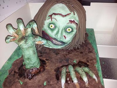 Zombie - Cake by Christie Storey 