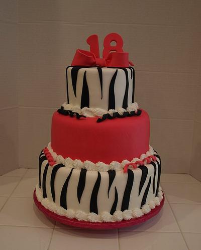 Pink Zebra - Cake by Havan a Taste