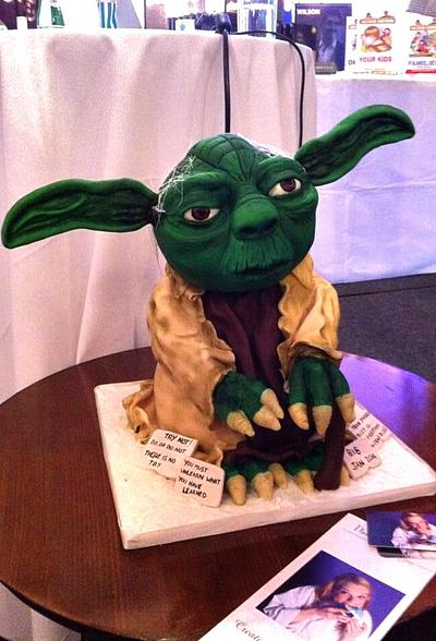 Yoda Cake - Cake by Daisy Brydon Creations