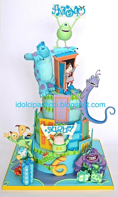 Cake "Monster & Co" by Daniela Lava - Cake by Daniela74