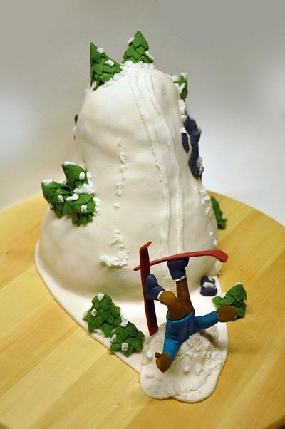 Freeride mountain cake - Cake by Beba