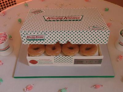 Krispy Kreme Doughnut Donut Cake ALL EDIBLE!!! - Cake by Kristen