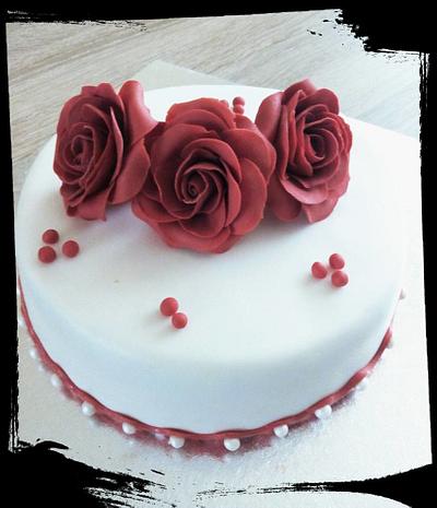 A Simple Rose Cake... - Cake by Petra