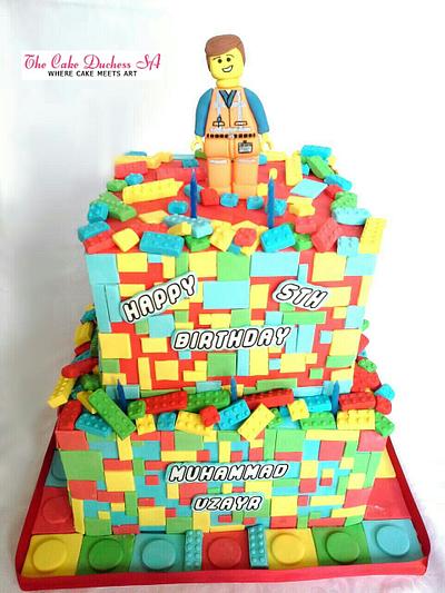 LEGO themed Birthday cake - Cake by Sumaiya Omar - The Cake Duchess 