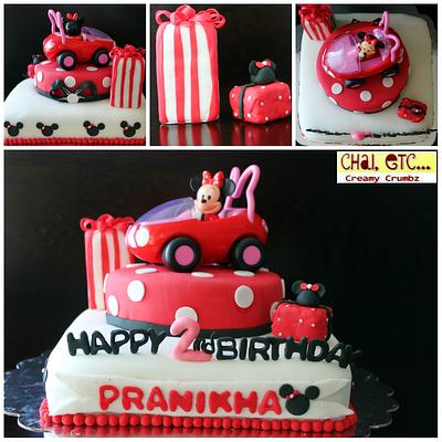 Minnie Mouse Cake - Cake by Chai, Etc