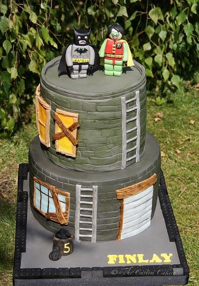 Lego Batman and Robin  - Cake by The Custom Cakery
