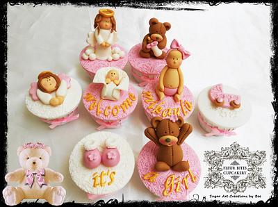 Welcome Baby Mikayla - Cake by Bee Siang