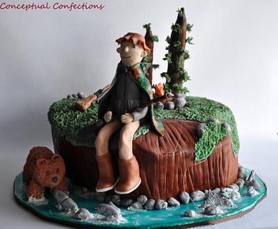 Kodiak Fishing Cake - Cake by Jessica
