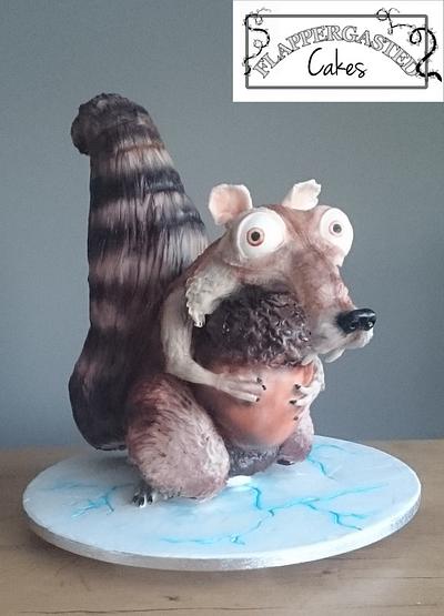 Ice Age Scrat Cake - Cake by Flappergasted Cakes