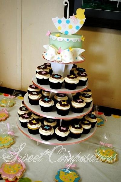 Ducky Baby Shower - Cake by Sweet Compositions