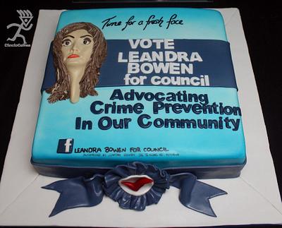 Birthday Cake for a Rotorua Council Candidate  - Cake by Ciccio 