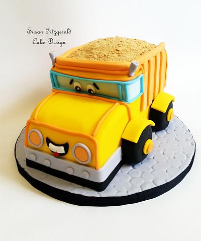 Dump Truck Cake - Cake by Susan Fitzgerald Cake Design