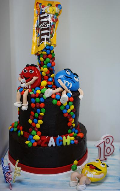 M&M Birthday - Cake by Margie