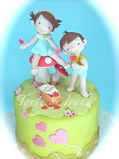 LOVE CAKE - Cake by ivana guddo