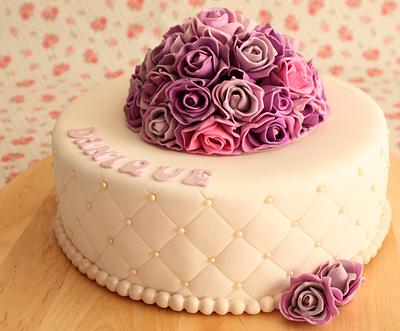 sweet roses - Cake by cakemadness