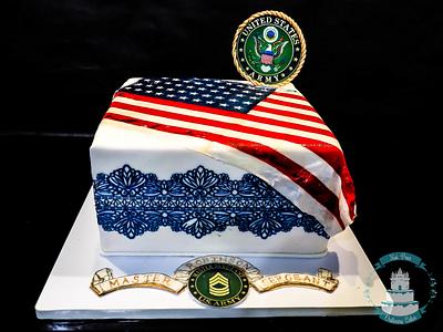 Military cake for the girls!  - Cake by Not Your Ordinary Cakes