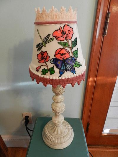 Lamp Shade cake for a Birthday Girl From Enchanted Cakes on FB - Cake by Sher