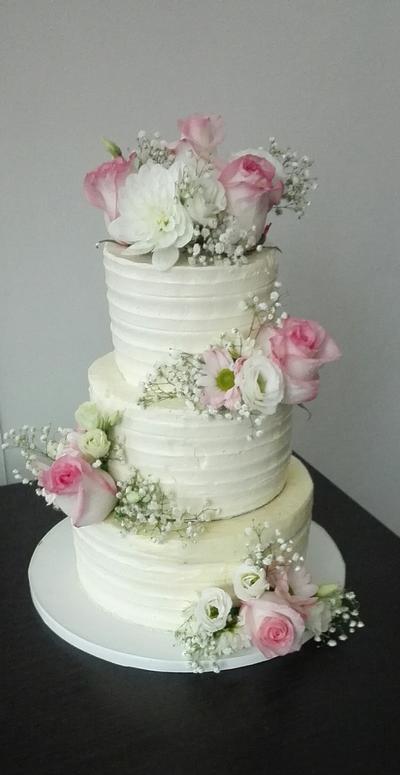 Wedding cake  - Cake by Anka