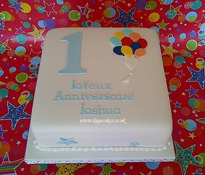 First Birthday Cake - Cake by Kays Cakes
