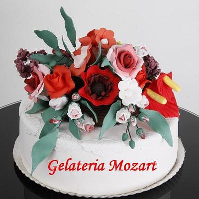 Colorful flowers - Cake by Gelateria Mozart 