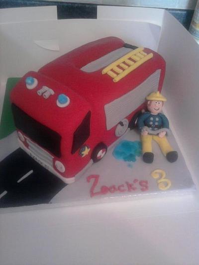Fireman Sam Themed Cake - Cake by Jodie Stone
