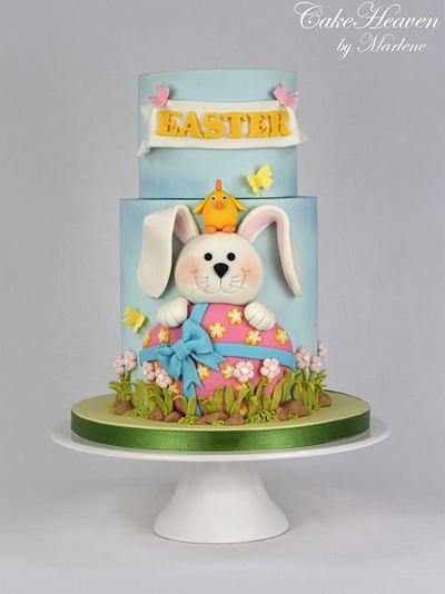 Easter Egg Hunt Cake - Cake by CakeHeaven by Marlene
