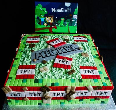 MineCraft for Michel - Cake by Jacqueline