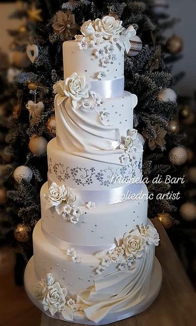 Romantic wedding cake  - Cake by Michela di Bari