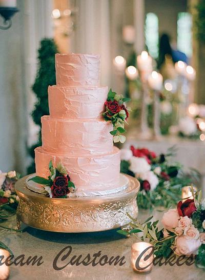 Rose Gold Wedding Cake - Cake by Elisabeth Palatiello